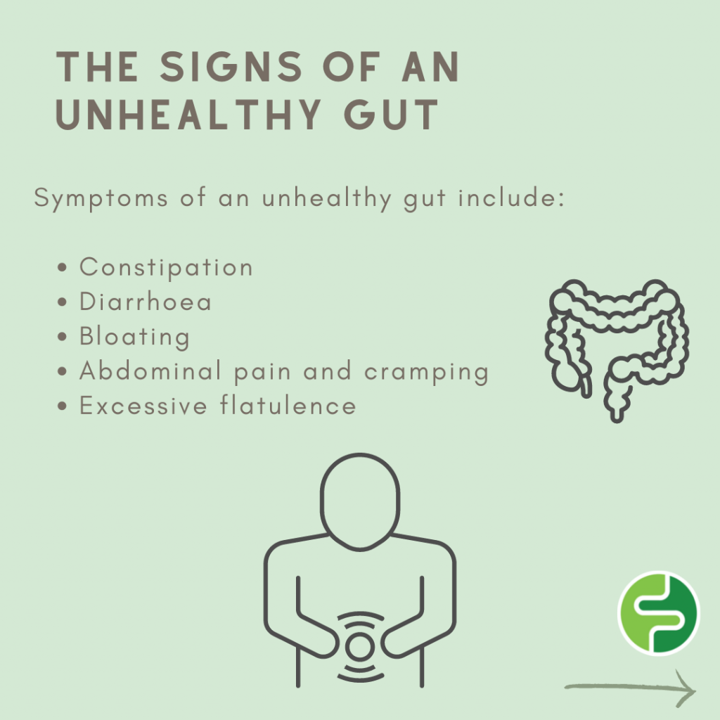SYMPTOMS OF UNHEALTHY GUTS